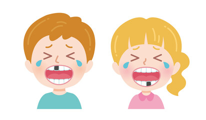 虫歯になった子供