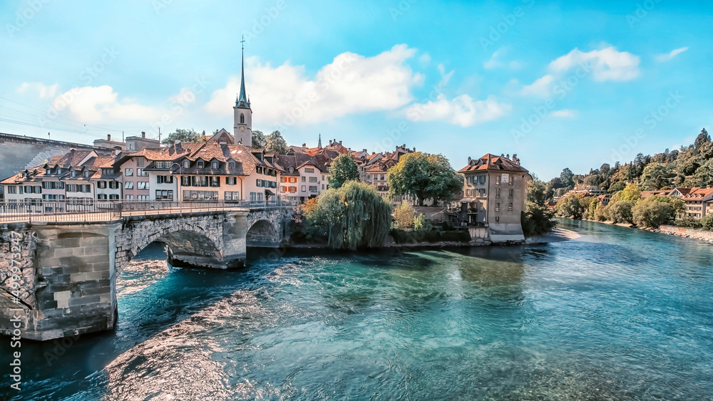 Canvas Prints The city of Bern in Switzerland