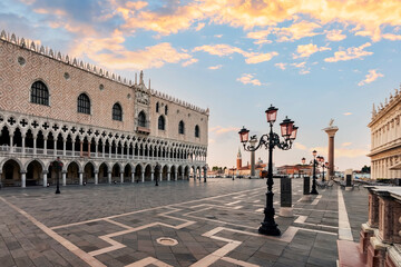 St Mark's square in Venice city