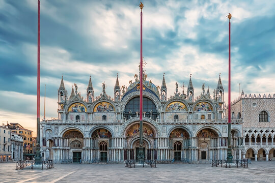 St Mark's square in Venice city