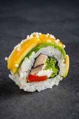 tasty on the black stone