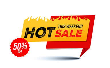 Hot sale price offer deal vector labels templates