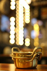 Cutlery on a wooden dining room table