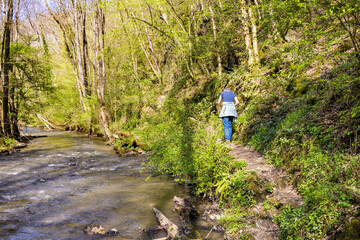 Obraz premium Manchmal sieht man vor lauter Weg nicht die Natur (Dörsbachtal)