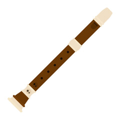 ソプラノリコーダーのイラスト