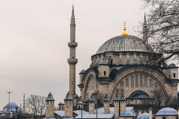 Fototapeta premium The Nuruosmaniye Mosque Istanbul Turkey, Nuruosmaniye Camii.
