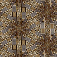 Pattern for background design. Arabesque ethnic texture. Geometric stripe ornament cover photo. Repeated pattern design for Moroccan textile print. Turkish fashion for floor tiles and carpet