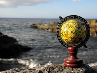 Vintage Globes Planet Earth