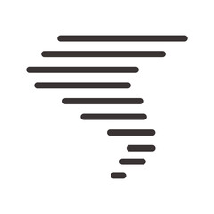 お天気アイコン　竜巻　トルネード　ベクターイラスト素材