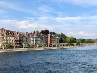 Obraz premium view of the city of konstanz 
