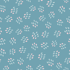 Minimalistic seamless pattern. Simple geometric shape
