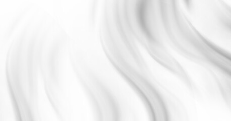 white cloth background abstract with soft waves2