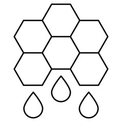 Perfect design icon of honey formula