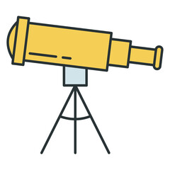 telescope technology Vector icon which is suitable for commercial work

