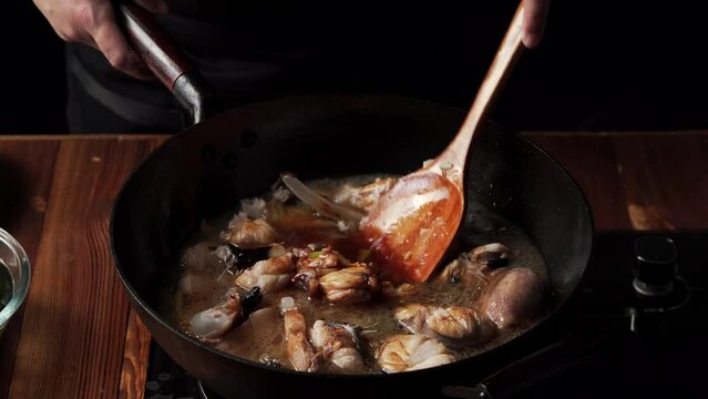 Special home-cooked dish braised monkfish cooking process