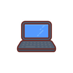 Laptop icon in vector. Logotype