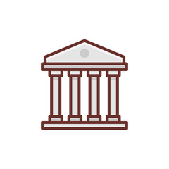 Banking  icon in vector. Logotype