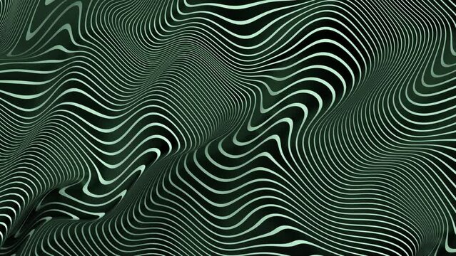 fond abstrait avec lignes qui ondulent - rendu 3D