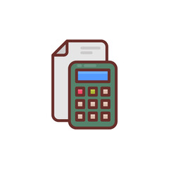 Budget Planning icon in vector. Logotype