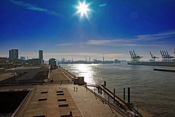 Blick vom Dockland