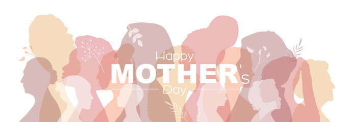 Fototapeta Happy Mother's Day card. obraz
