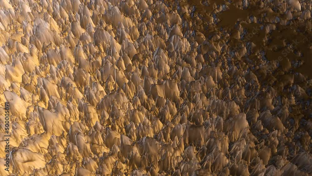 Poster abstract terrain. computer generated 3d render