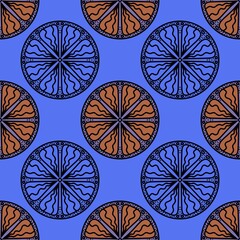 Summer fruit seamless lemon orange pattern for textiles and packaging and gifts and cards and linens and kids