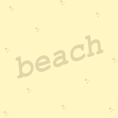 Beach sand background. Summer. Vector illustration. EPS 10.