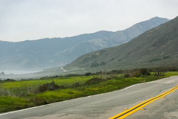 Cabrillo Highway scenery, California, USA