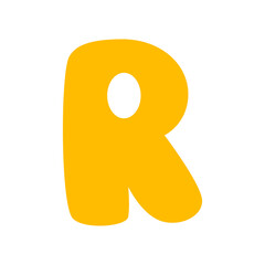 Alphabet coloring page book for children. Hand drawn vector alphabet letters sign doodle font set. Vector illustration