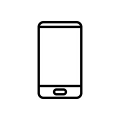 Mobile Phone Vector Icon. Vector sign in simple style isolated on white background. Original size 64x64 pixels.
