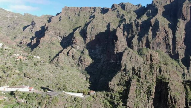 Famous tourist destination in Tenerife - Masca village, Canary Islands, Spain