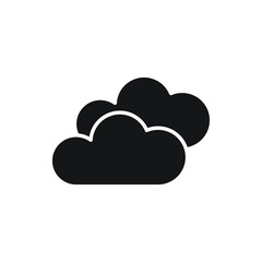 cloud weather vector for icon symbol web illustration