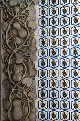 Palace of Pena, Painted tiles, Sintra, Lisbon coast, Portugal