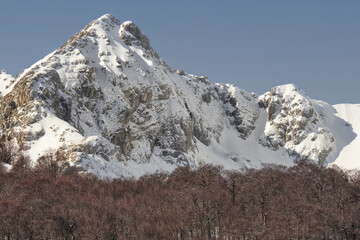Winter in Abruzzo, Lazio and Molise National Park 