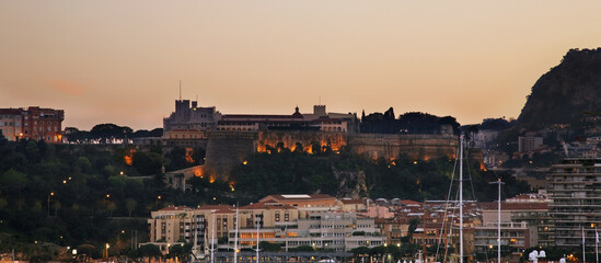 View of Monaco-Ville. Principality of Monaco