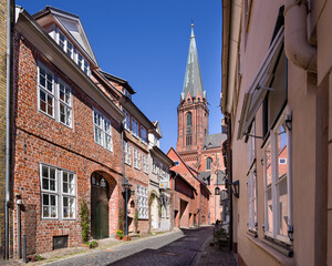 Nikolaikirche Lüneburg Koltmannstraße entzerrt