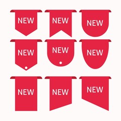 Set Label sale ad promo, shopping concept with text.