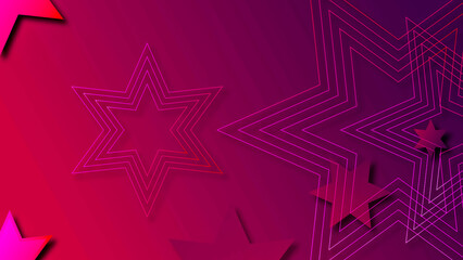 abstract background with stars