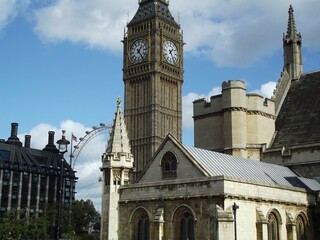 Fototapeta na wymiar London City Eye Big Ben