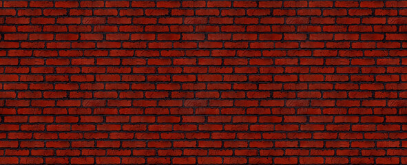 Fototapeta na wymiar seamless red brick wall pattern or texture