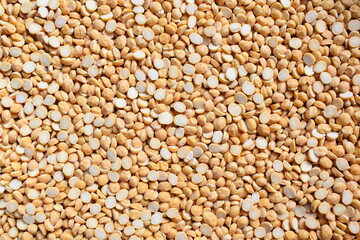 Fototapeta premium Raw split dried chickpea lentils