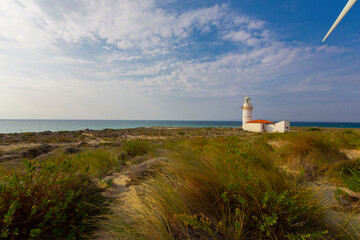 Polente Lighthouse is located at the westernmost edge of Bozcaada and was built in 1861. Polente light is 32 meters high and can send its light up to 15 nautical miles or 28 kilometers.