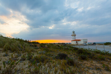 Polente Lighthouse is located at the westernmost edge of Bozcaada and was built in 1861. Polente light is 32 meters high and can send its light up to 15 nautical miles or 28 kilometers.