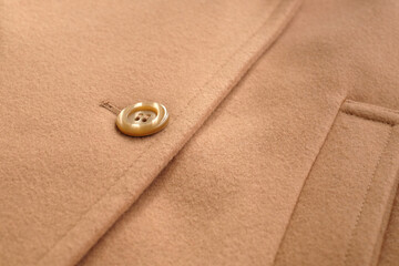 Details of a fabric woolen jacket, close-up, abstract fashion background