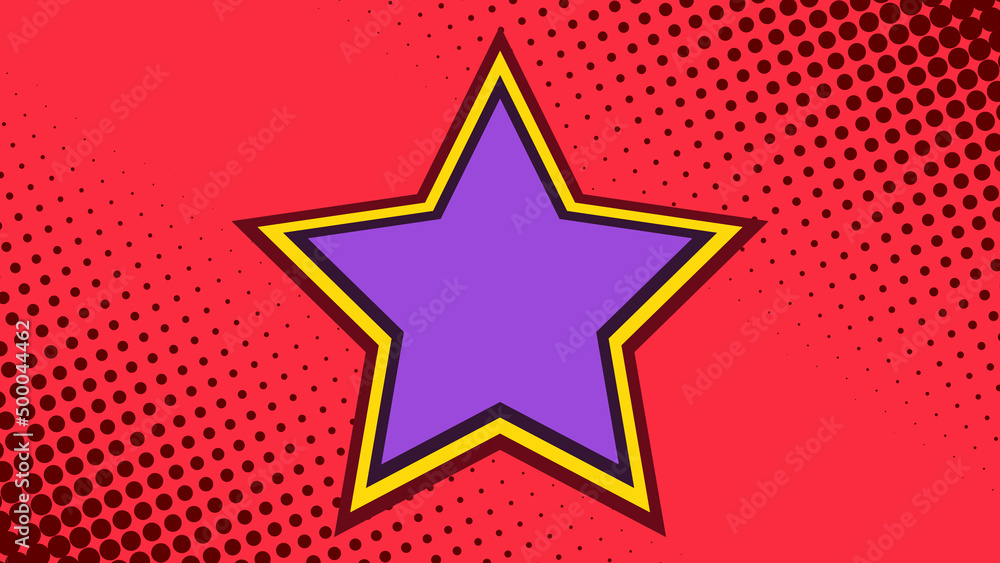 Poster abstract geometric pattern retro pop art style 80s background