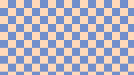 cute yellow and blue checkerboard, gingham, plaid, checkered, tartan pattern background