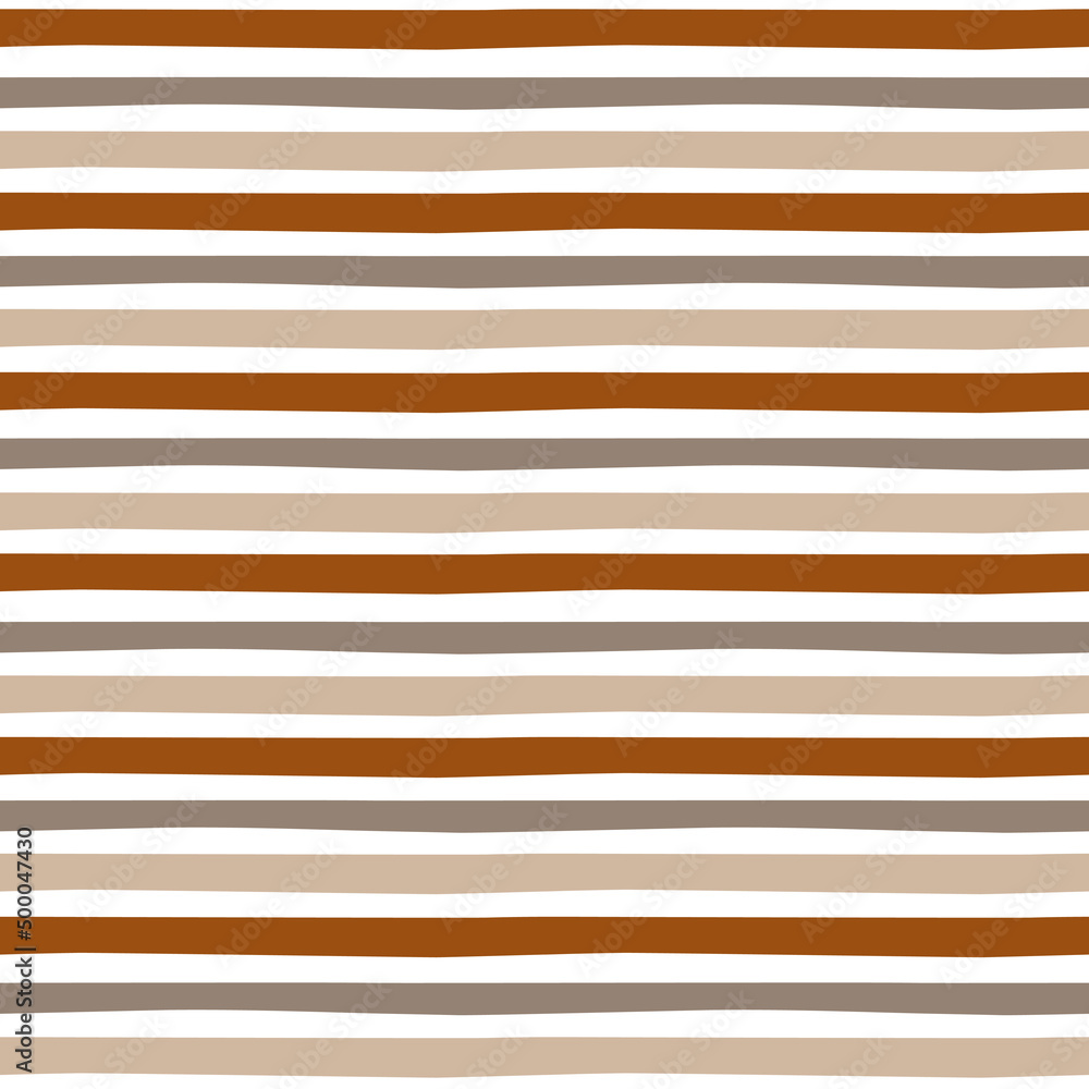 Wall mural boho stripe seamless pattern. vector background