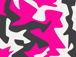 Obraz premium Simple background with cute and colorful waving lines pattern