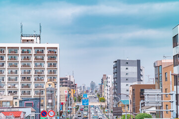 東京都世田谷区、環七通り沿いの風景 © MaloLee